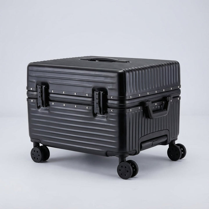 Stevige Carrycore reiskoffer, hardcase ABS PC met aluminium frame, krasbestendig en duurzaam voor bagage.