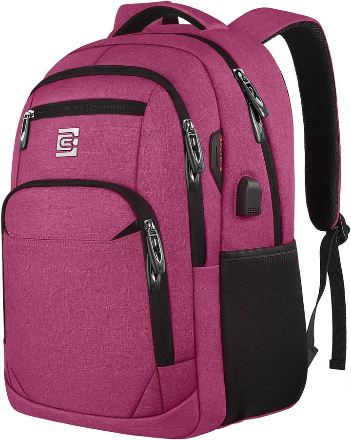 Zakelijke unisex laptoprugzak met slimme anti-diefstal en USB connectiviteit.