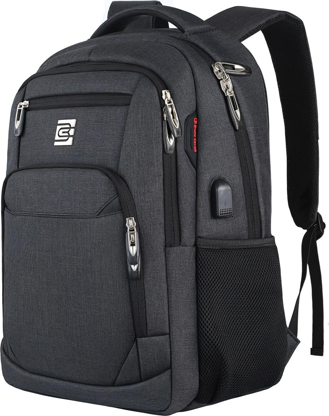 Slimme unisex laptoprugzak, waterafstotend, met USB en anti-diefstal.