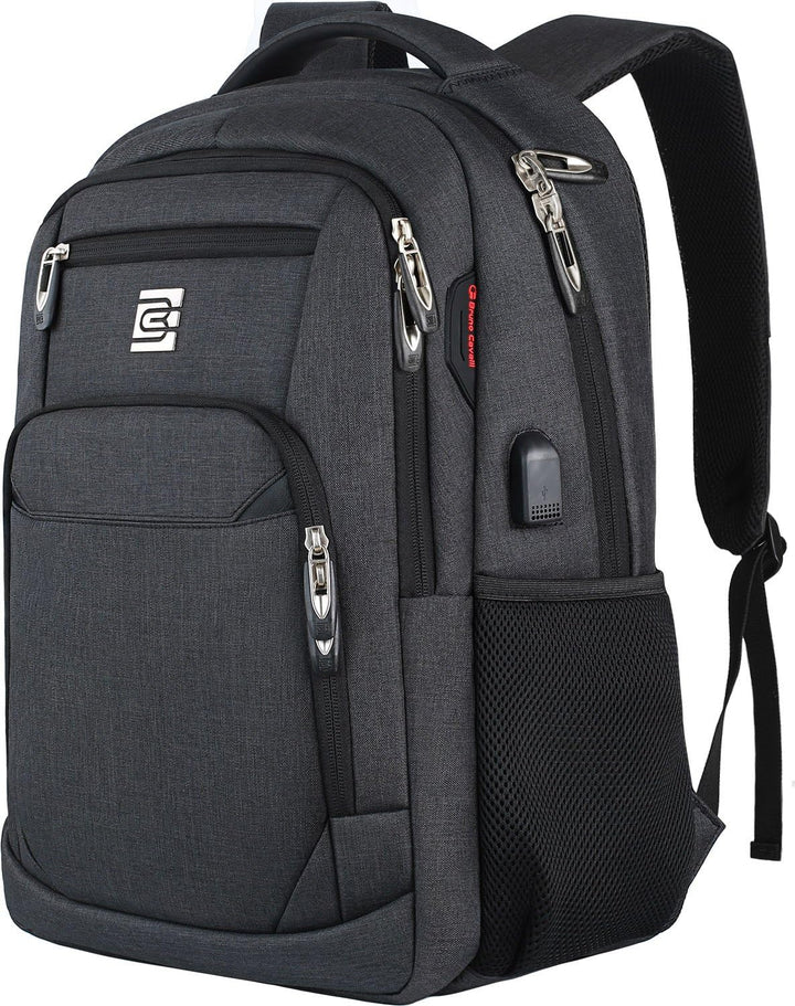 Slimme unisex laptoprugzak, waterafstotend, met USB en anti-diefstal.