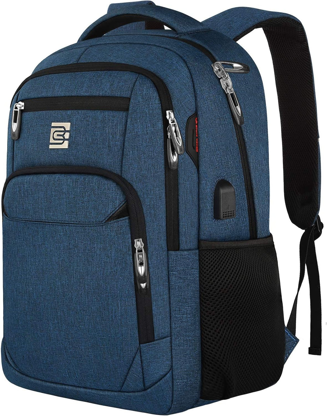 Moderne laptoprugzak met anti-diefstal design, perfect voor werk en school.