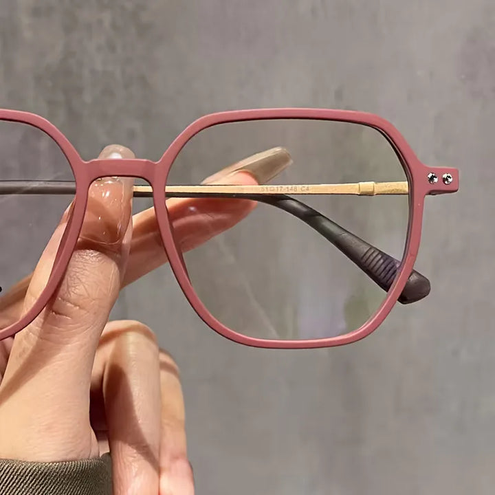 Stijlvolle unisex full rim blauwlichtbril voor comfortabele oogbescherming tegen digitale vermoeidheid.