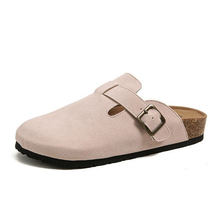 Beige Boston unisex sandalen, tijdloze elegantie en comfort. Ideale zomerschoenen.