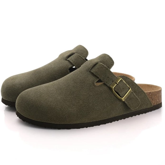 Duurzame Boston instapsandalen, modieus en gebouwd voor comfort. Geschikt voor dames en heren.