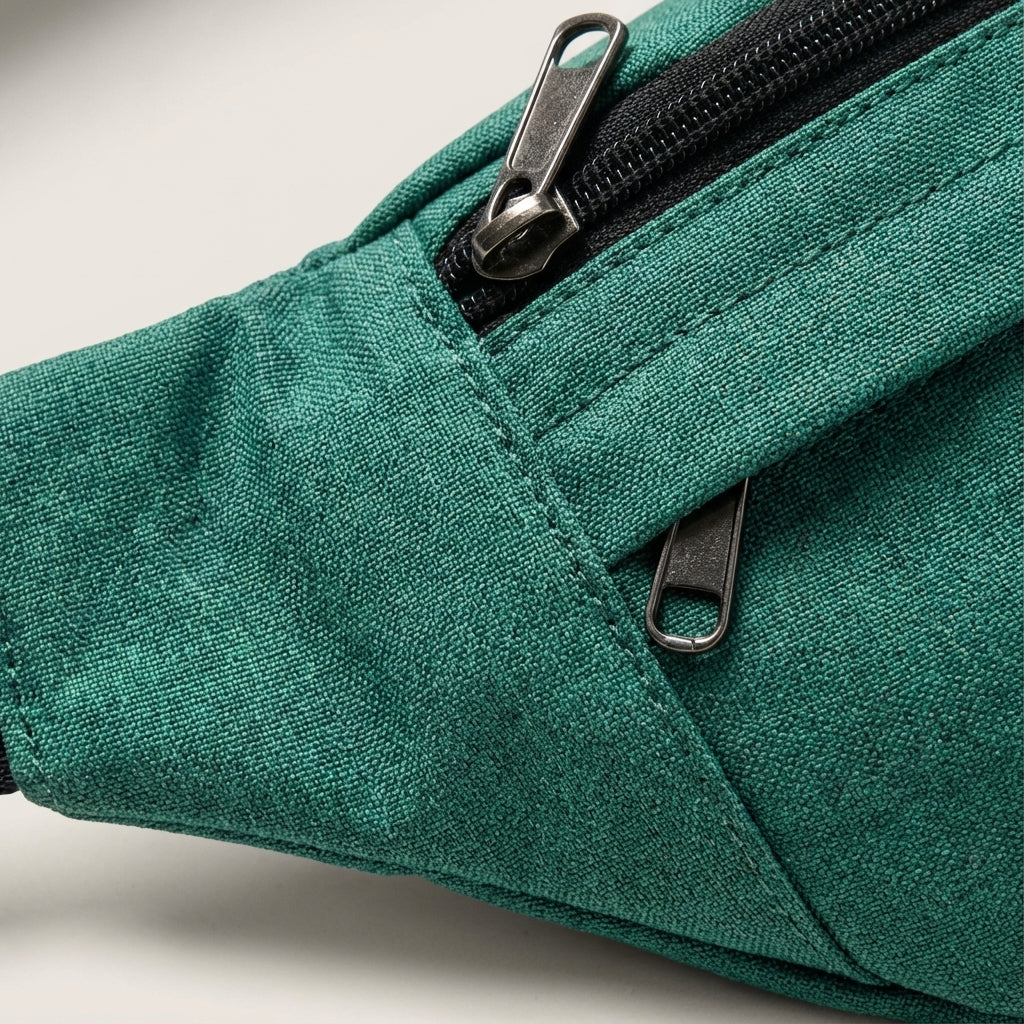 Unisex schoudertas & heuptas (FlexSling) met ritsvakken voor al je essentials.