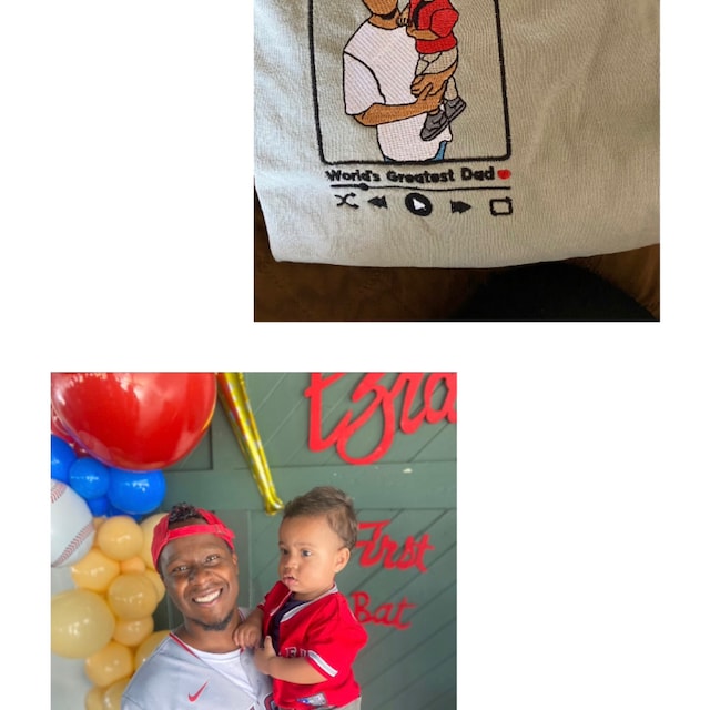 Gepersonaliseerde kleding met geborduurd StitchPortrait: kies jouw foto voor een unieke hoodie of t-shirt.