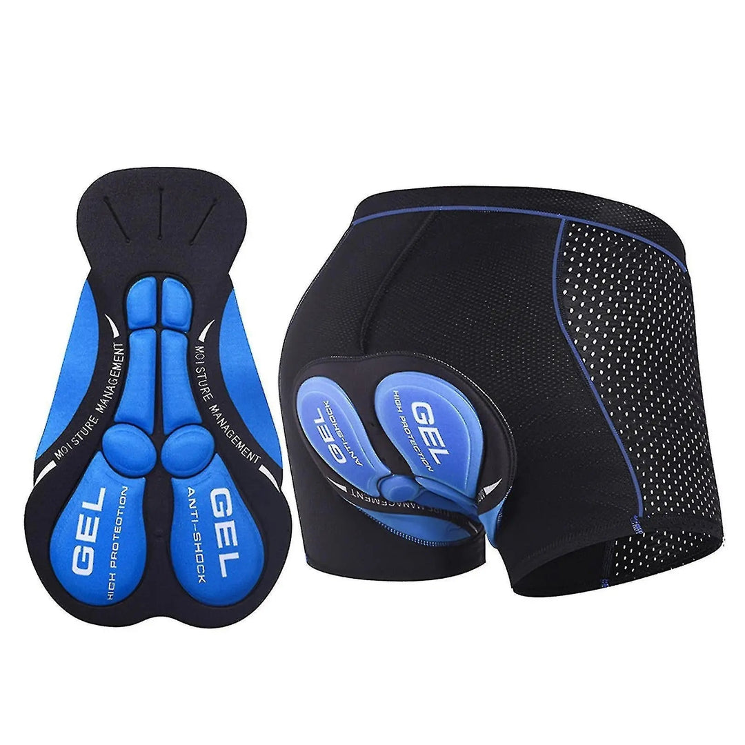 Unisex gel gevoerde fietsonderbroek voor optimaal comfort tijdens lange ritten. Schokabsorberend fietskledingstuk.