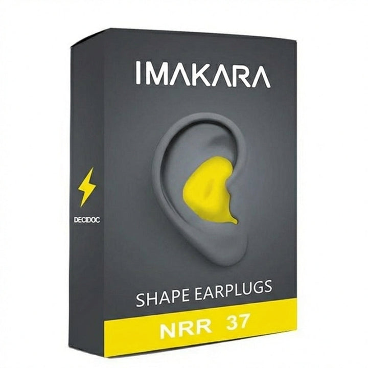 Unisex geluiddichte oordopjes, ideaal voor reizen en slaap, met waterdichte eigenschappen.