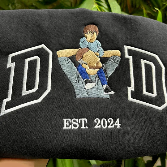 Gepersonaliseerde Vaderdag hoodie met eigen foto, een uniek en comfortabel geschenk voor elke papa.