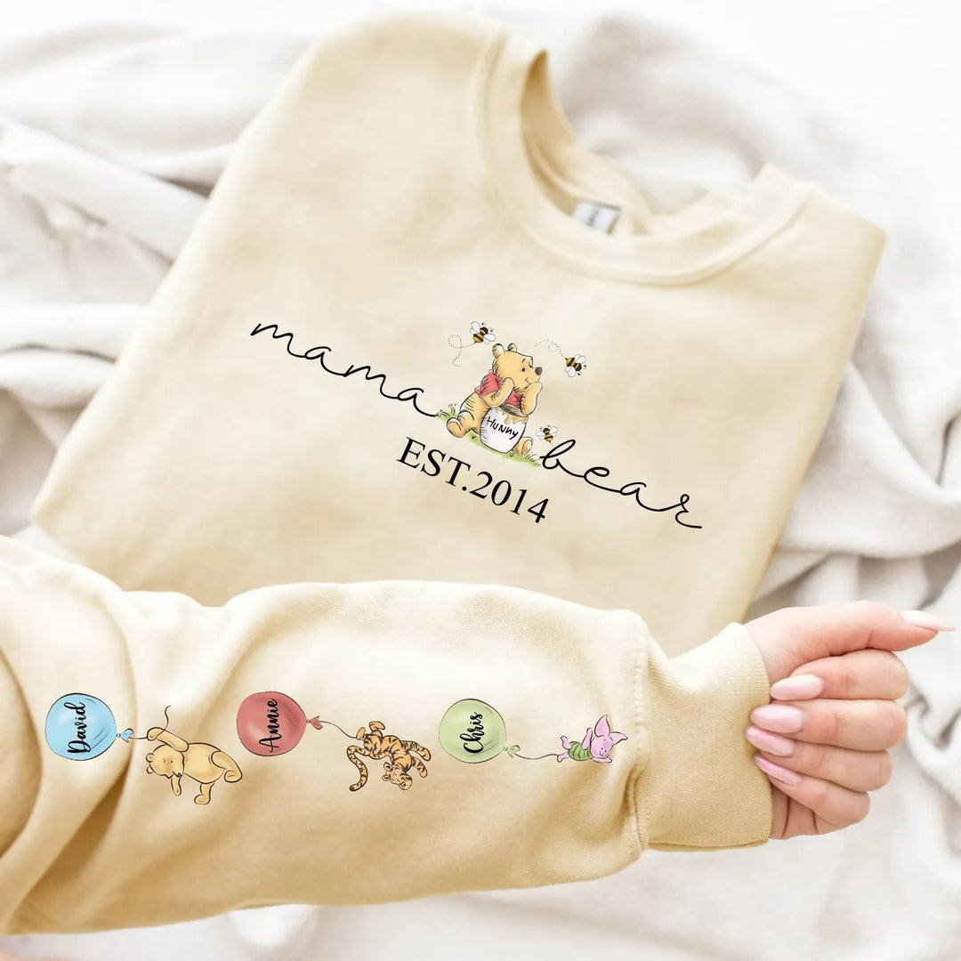 Unisex gepersonaliseerde hoodie met kindernamen, zacht en comfortabel voor dagelijks gebruik. Een uniek cadeau.