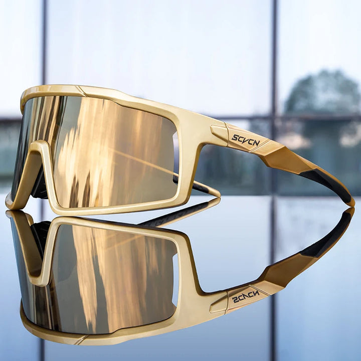 Unisex gepolariseerde zonnebril met UV-bescherming, ideaal voor sport en buitensport. Lichtgewicht en voorzien van Gripsure.