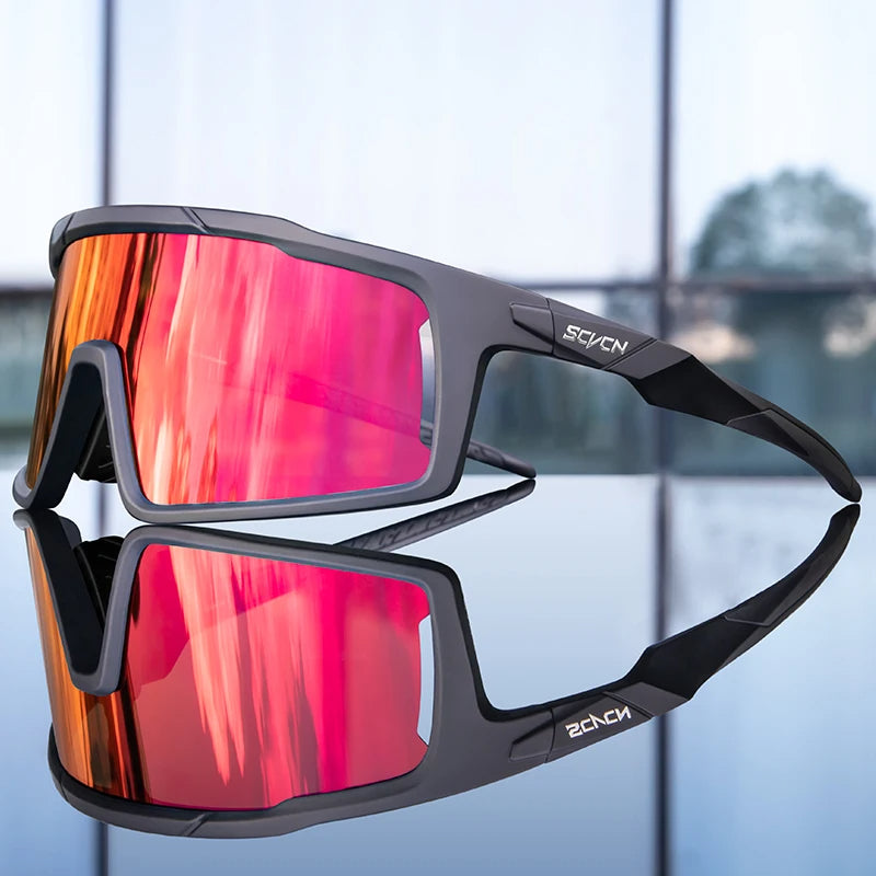 Lichtgewicht unisex zonnebril met gepolariseerde glazen en UV-bescherming. Ideaal voor actieve buitensporters dankzij Gripsure.