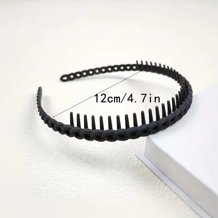 Praktische en stijlvolle unisex haarband, ideaal voor sport, yoga of een casual look. Met antislip twist design.