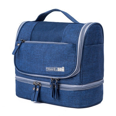 Set van 2 hangende toilettas organizers (1+1 gratis), grote capaciteit voor al je reisaccessoires.