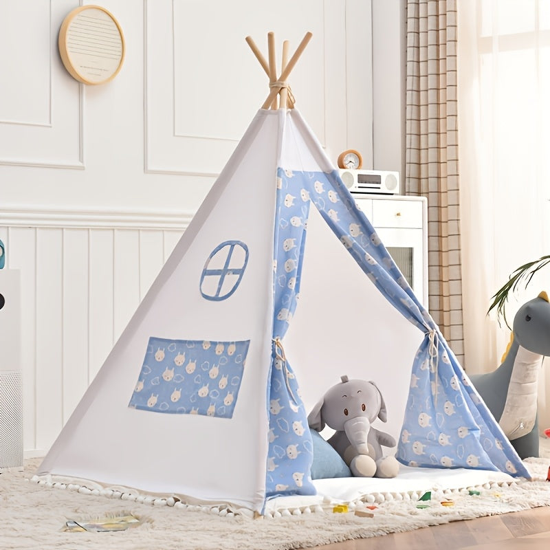 Grote tipi speeltent, robuust en veilig voor uren speelplezier. Geschikt voor binnen & buiten gebruik.