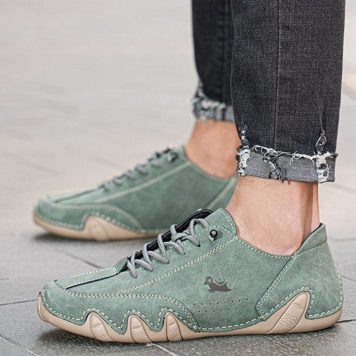 "Unisex leren barefoot schoenen met flexibele zolen en anti-slip grip voor dagelijks comfort en natuurlijke voetbeweging."