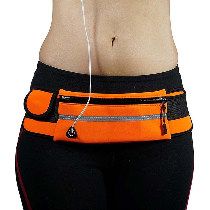 Unisex lichtgewicht waterdichte fitness heuptas voor hardlopen en sporten. Verstelbare riem voor telefoon.