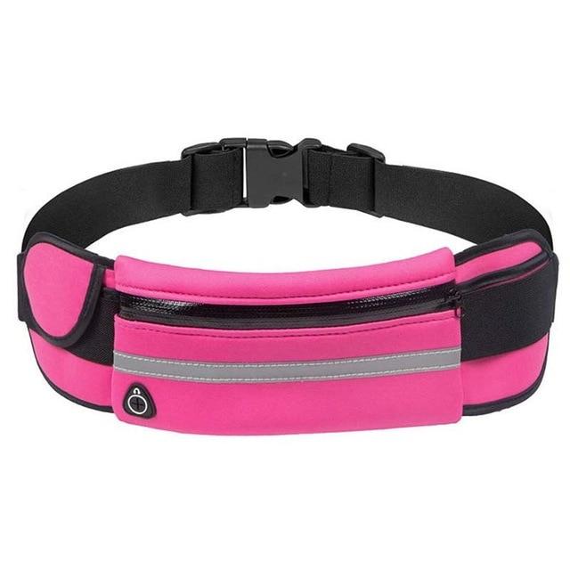 Praktische unisex fitness heuptas, waterdicht en lichtgewicht. Handig voor gym, reizen en wandelen.