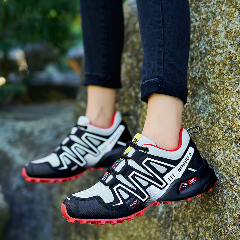 Waterdichte wandelschoenen voor trekking en sport, unisex en lichtgewicht, voor optimale prestaties.