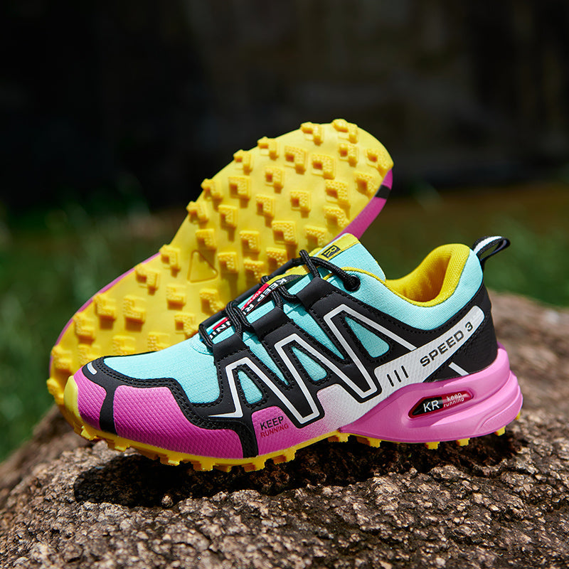 Antislip unisex wandelschoenen voor dames en heren, waterdicht en robuust, geschikt voor elke ondergrond.