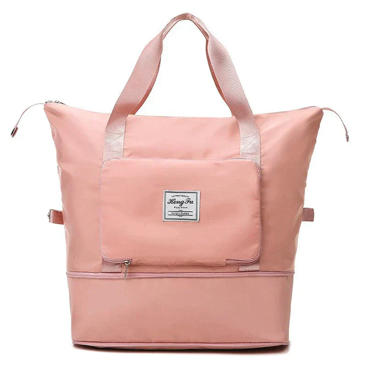 FlexiCarry opvouwbare handbagage tas, unisex en duurzaam, voor korte reizen.