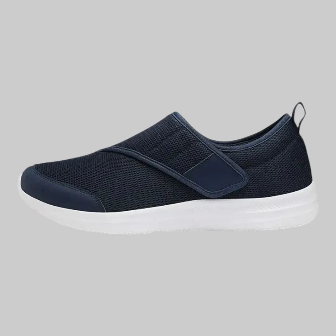 Comfortabele klittenbandschoenen, unisex model. Perfect voor diabetespatiënten met brede voeten.