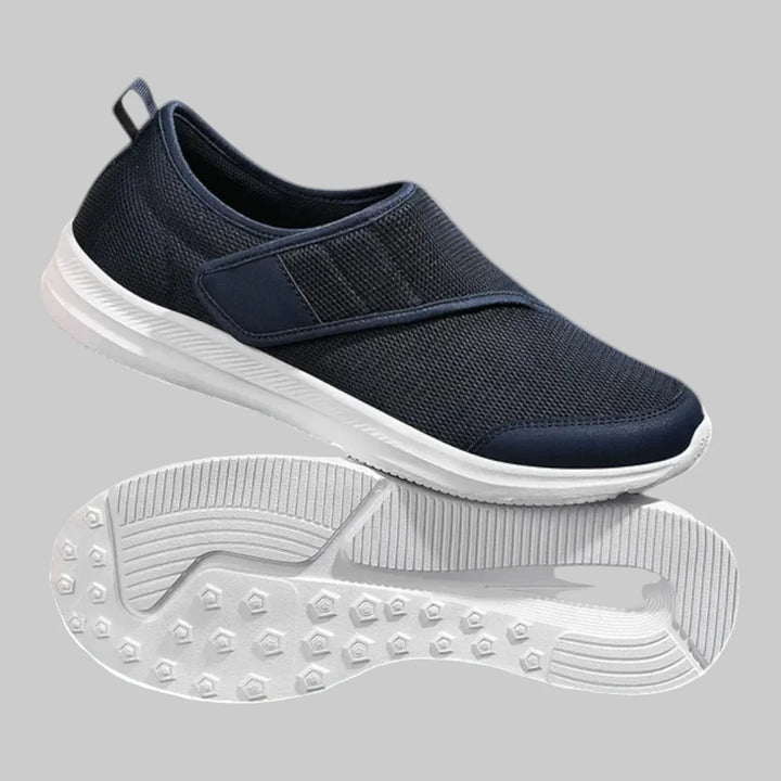Lichtgewicht diabetesschoenen, orthopedisch en unisex. Klittenband voor comfort en optimale ondersteuning.