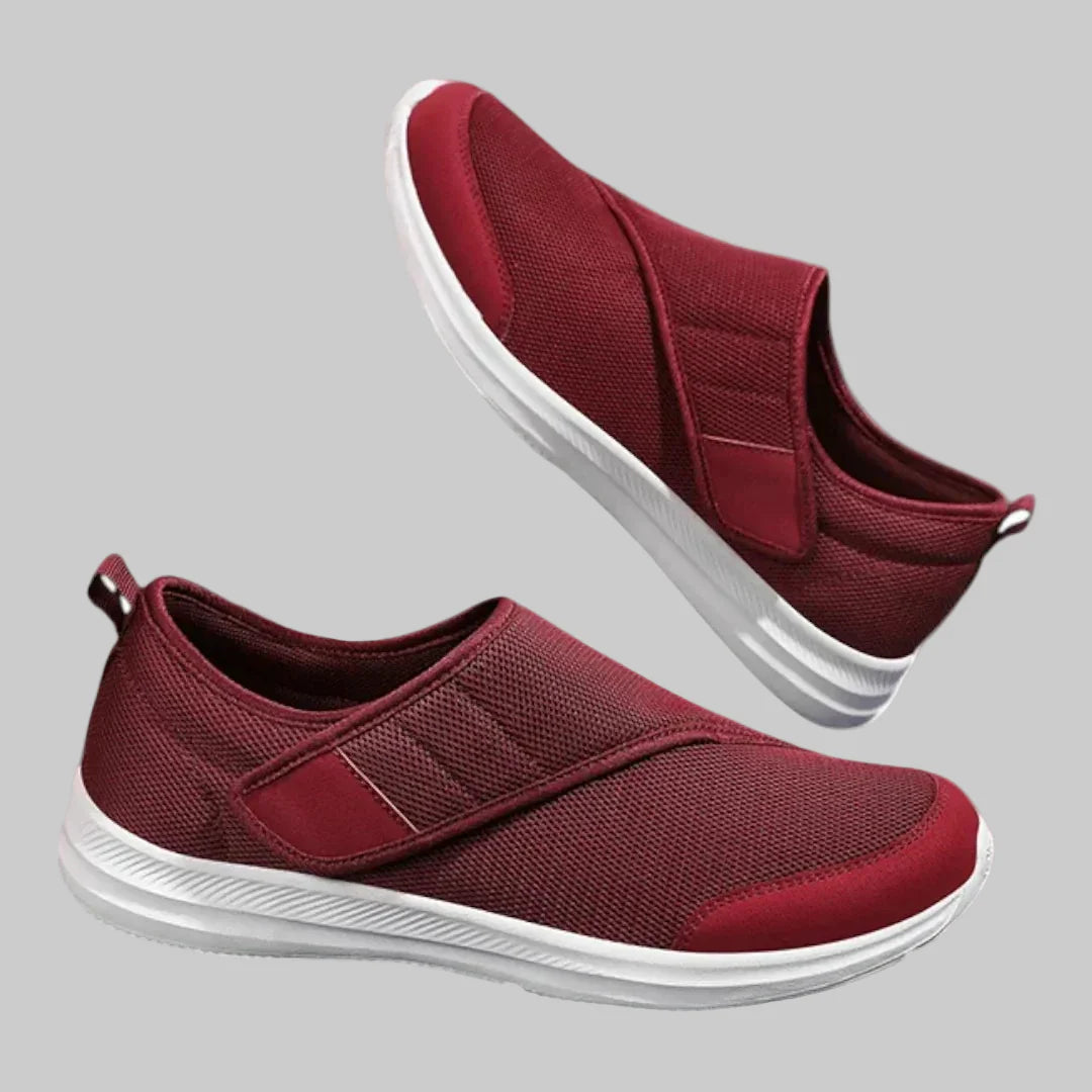 Unisex klittenbandschoenen voor gevoelige voeten en diabetes. Comfortabel, ademend en lichtgewicht.