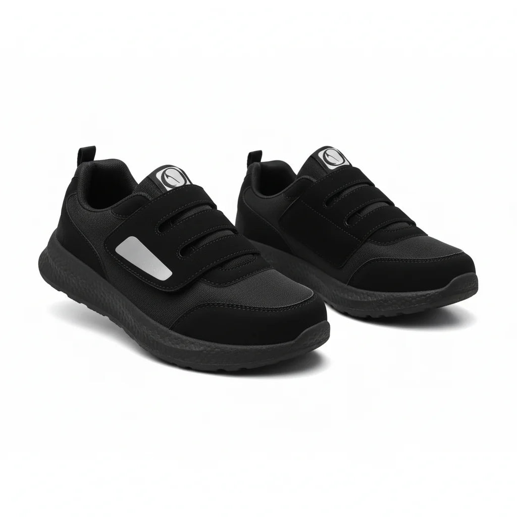 Unisex orthopedische sneaker met brede pasvorm voor diabetes en gevoelige voeten, maximaal comfort.