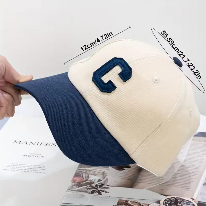 Trendy unisex baseballpet met opvallende kleurblokken, ideaal als streetwear accessoire. Stijlvol en verstelbaar.