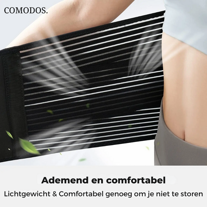 Verstelbare unisex rugbrace voor betere houding en vermindering van rugpijnklachten.