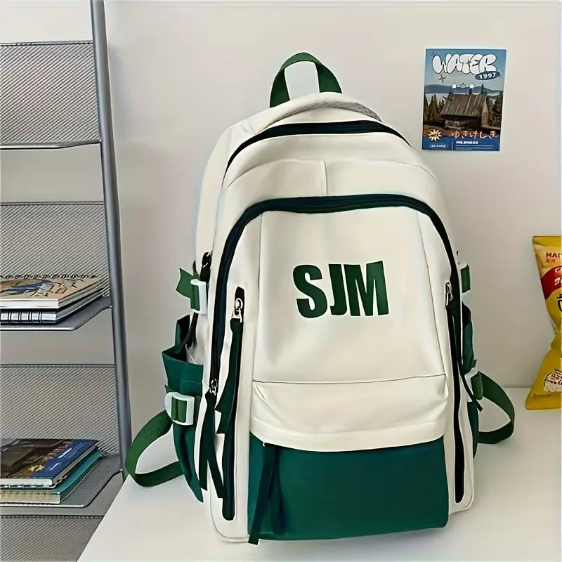 Multifunctionele reistas met grote capaciteit, perfect als unisex schooltas en urban rugzak.