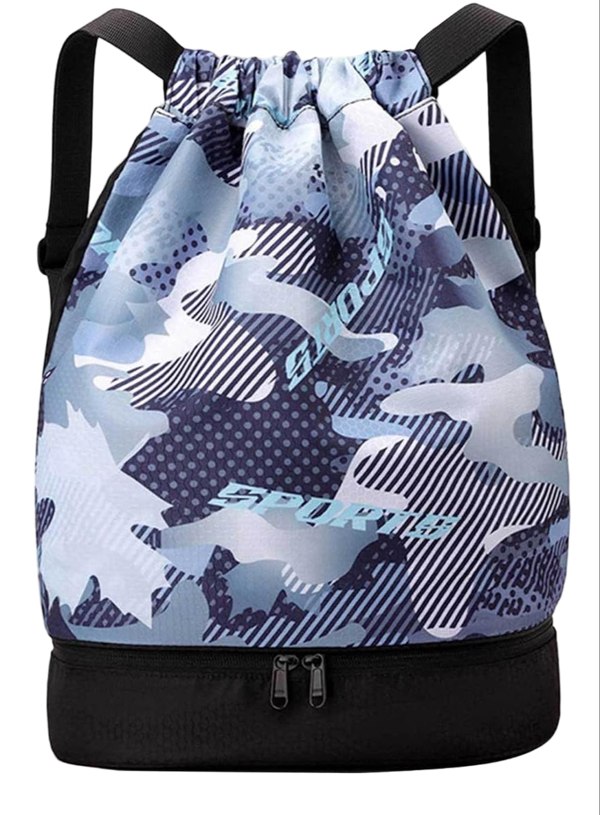 Draagbare sport & reistas met schoenenvak. Unisex duffle bag voor fitness, outdoor en weekenduitjes.