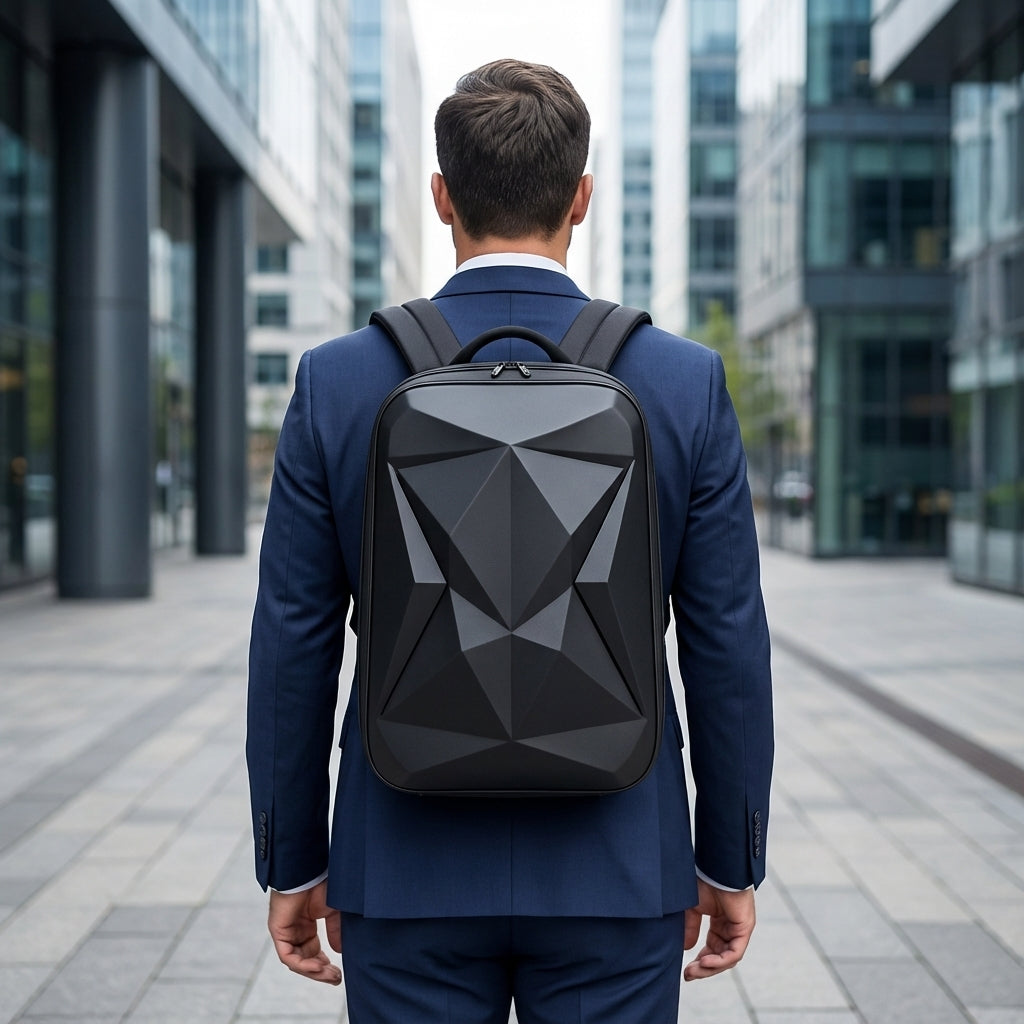 Unisex StratoPack rugzak; waterafstotend, antidiefstal, met USB-poort. Ideaal voor dagelijks gebruik en reizen.