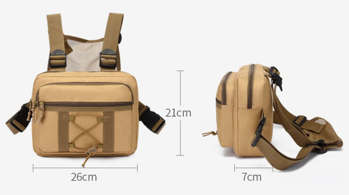 Multifunctionele unisex borsttas, perfect voor outdoor gear. Waterbestendig en robuust ontwerp.