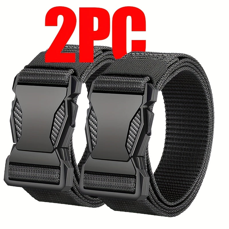 Groene duurzame nylon riem, verstelbaar en ademend, voor alle outdoor activiteiten.