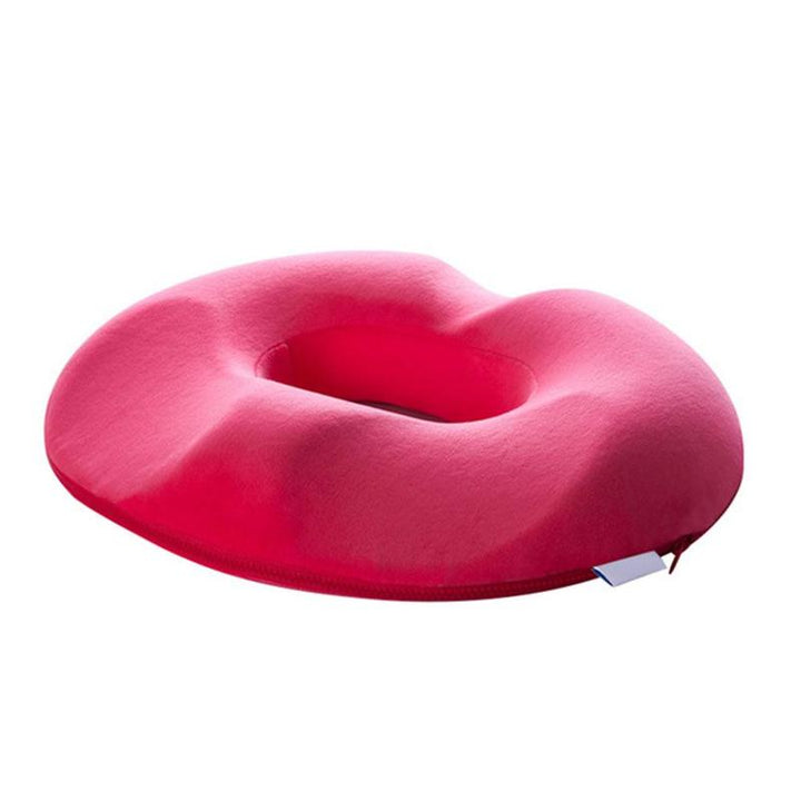 Hoogwaardig comfort zitkussen met rugondersteuning, perfect voor aambeien en stuitpijn, unisex.