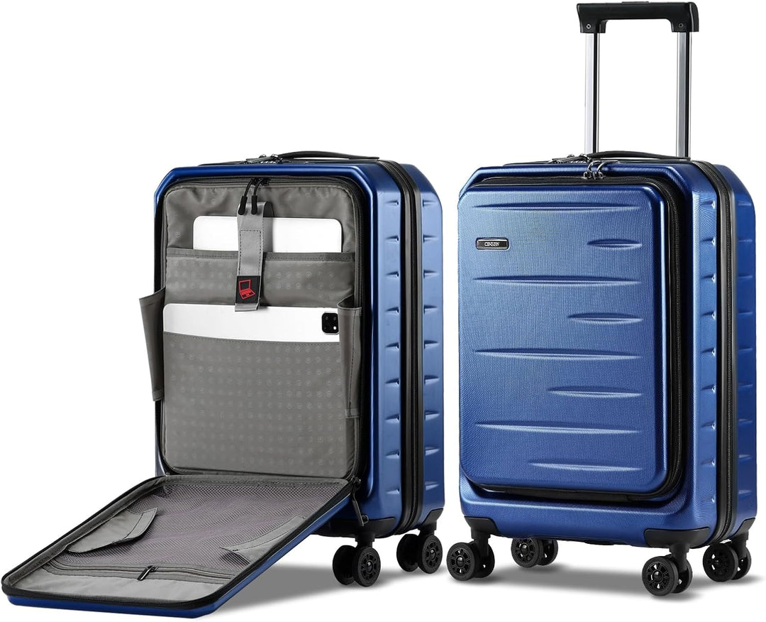 Bagageset voor het hele gezin: uitbreidbaar, voorvak, TSA-slot, hardcase.