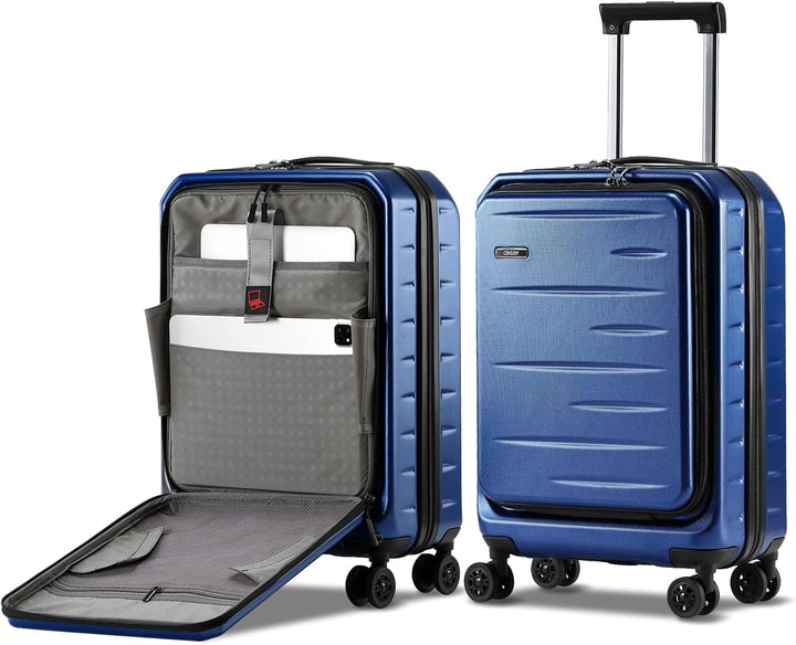 Bagageset voor het hele gezin: uitbreidbaar, voorvak, TSA-slot, hardcase.