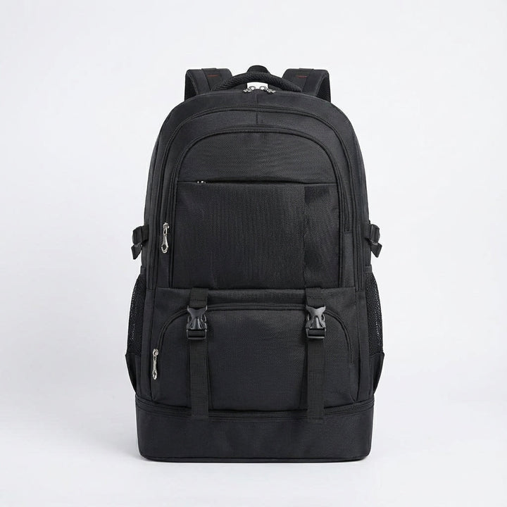 Uitbreidbare Expedion rugzak; ruime, duurzame reisbagage voor outdoor kamperen en wandelen. Unisex design.