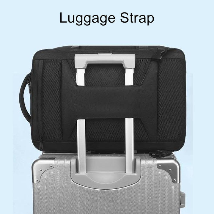 Grote 56-75L uitschuifbare vacuüm rugzak met pomp. Perfect voor compacte en georganiseerde reisbagage.