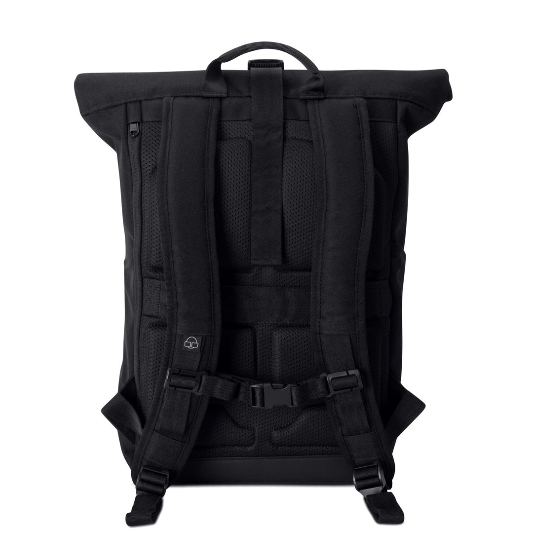 Multifunctionele UrbanFlow rolltop rugtas; geschikt als dagrugzak, reistas of sporttas.