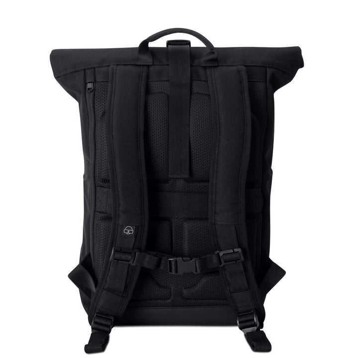 Multifunctionele UrbanFlow rolltop rugtas; geschikt als dagrugzak, reistas of sporttas.