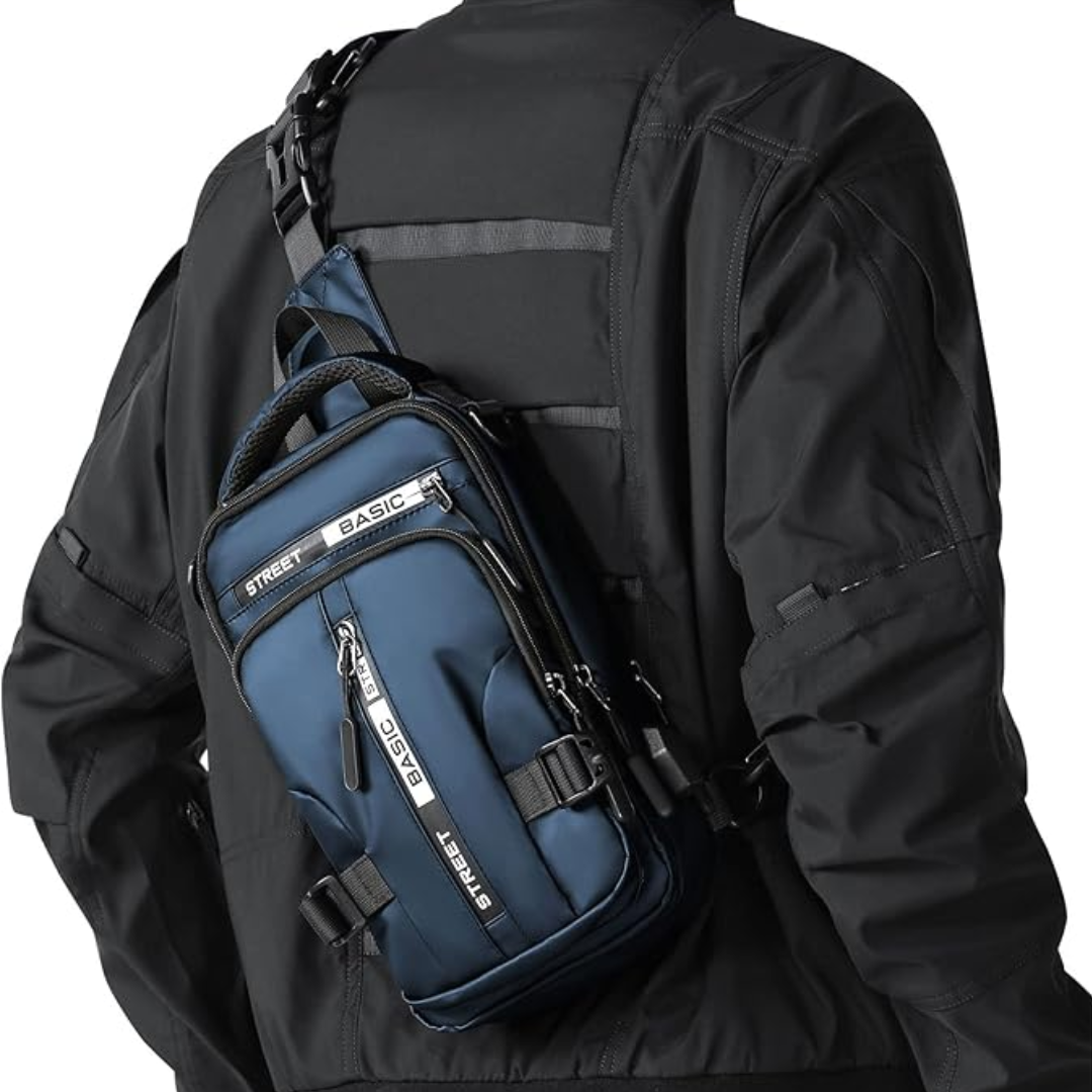 Handige UrbanLite crossbody sling rugzak, perfect voor dagelijks gebruik, biedt snelle toegang tot spullen.