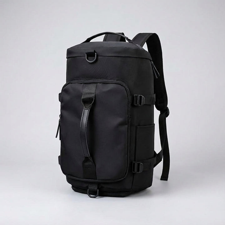 Rugzicht van Voyagrin lichtgewicht multifunctionele reistas; perfecte reisaccessoire voor outdoor avonturen.