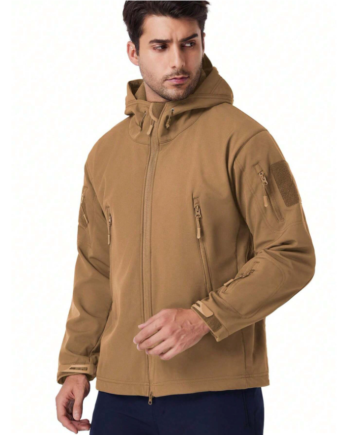 Duurzame waterdichte unisex outdoor set met winddichte bescherming en warme fleece voering.