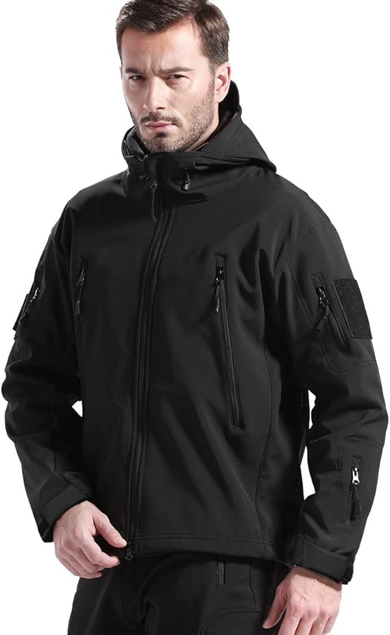 Duurzame unisex outdoor set met waterdichte jas en broek, winddicht en zachte fleecevoering.
