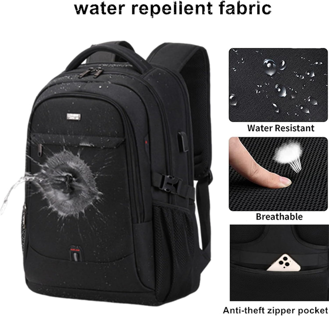 Duurzame unisex reistas & laptop rugzak, comfortabel voor lange reizen en dagelijks woon-werkverkeer.