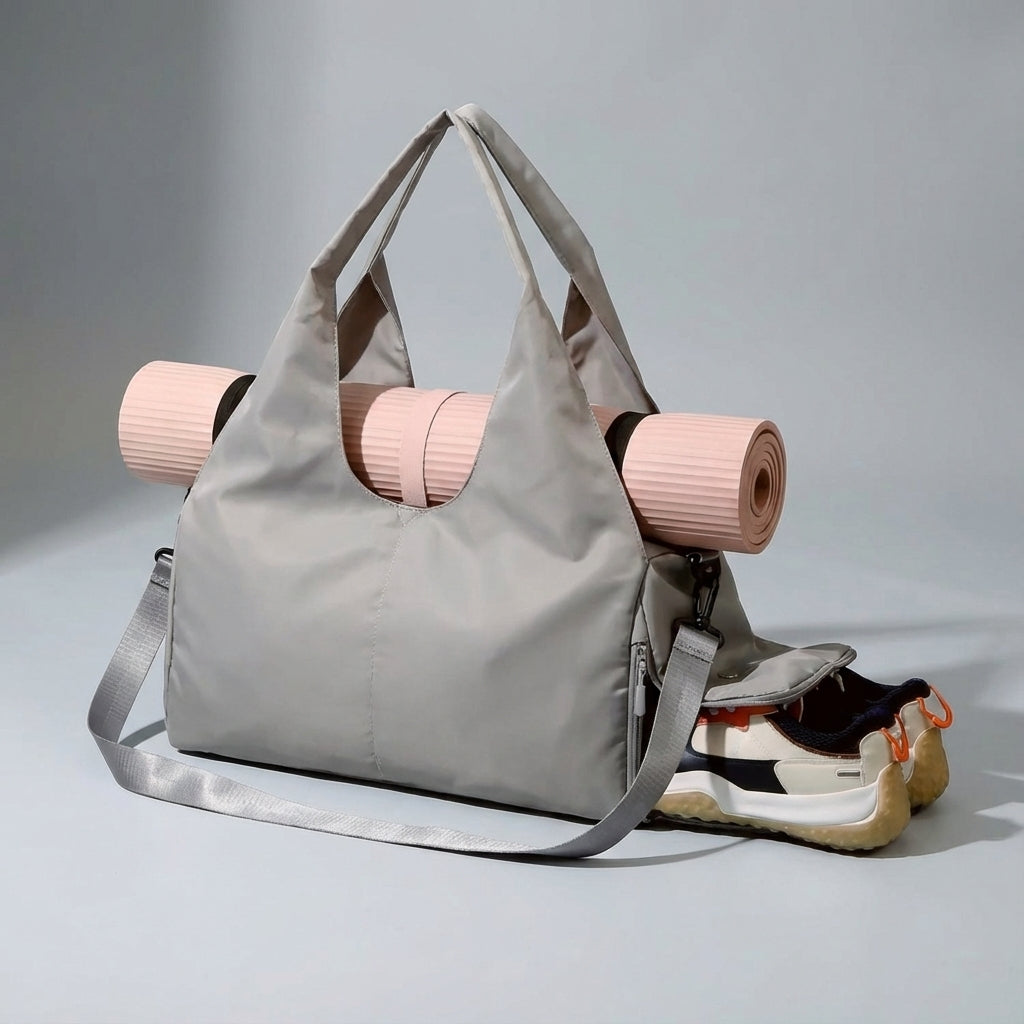 Veelzijdige unisex waterafstotende sporttas, perfect voor yoga, gym, reizen en dagelijks gebruik.