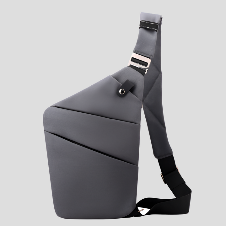 Unisex reisaccessoire: waterdichte schoudertas van hoogwaardig nylon, perfect voor veilig opbergen.